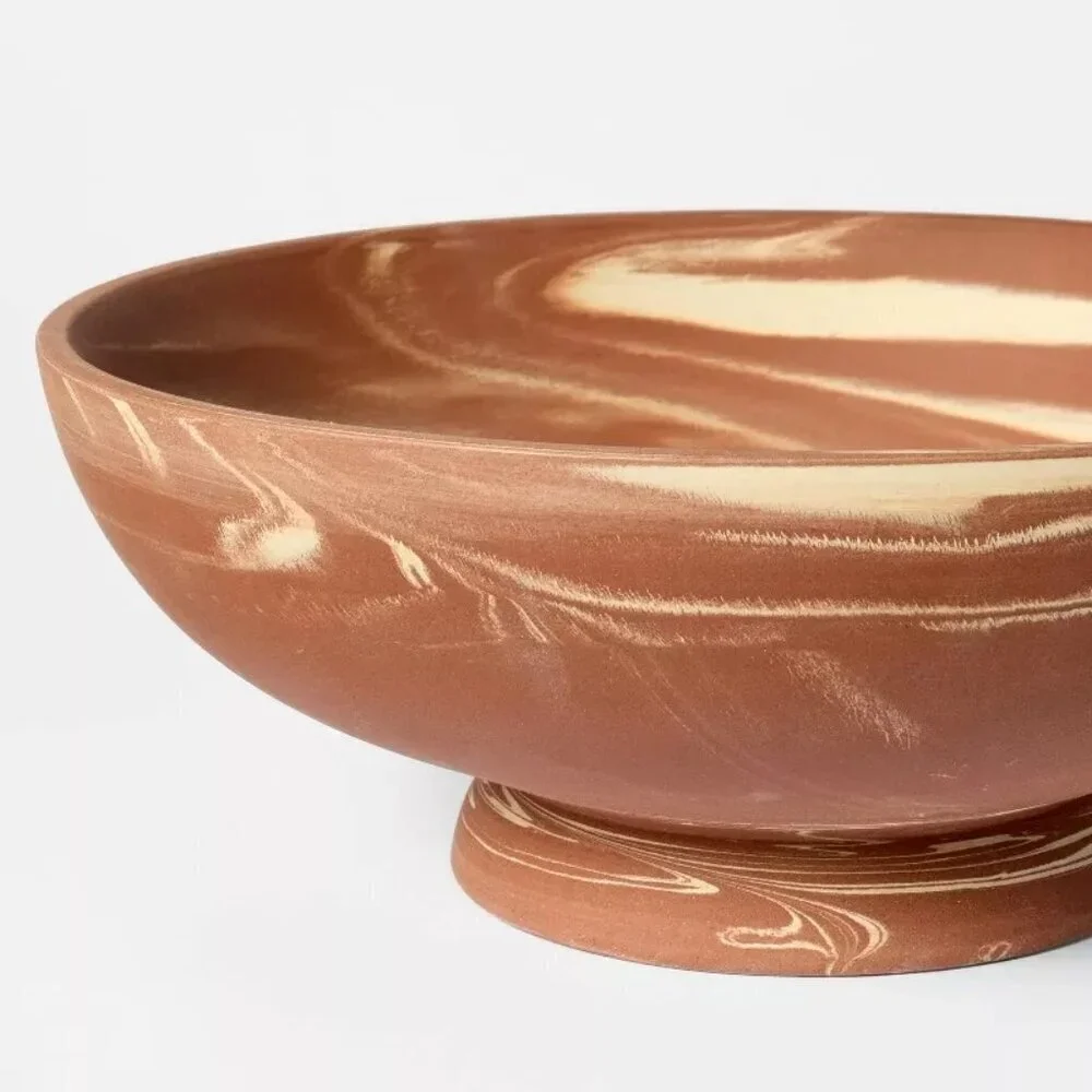 Marbled Ceramic Decorative Bowl Rust‎ - Threshold Studio McGee, Target